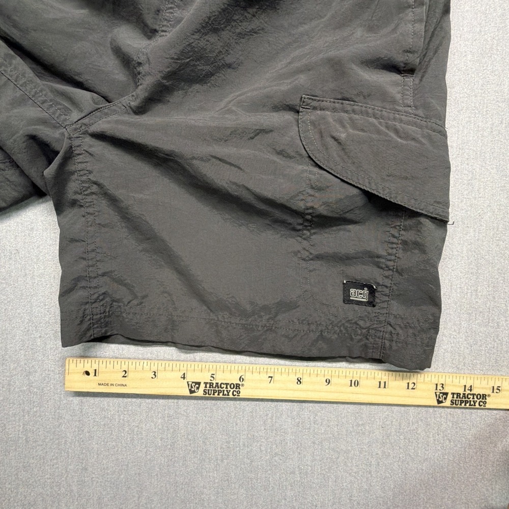 Nike ACG Shorts Medium Gray Cargo Pocket Belted Outdoor Hiking Gorpcore - Picture 5 of 8